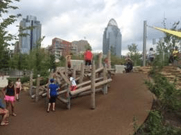 Children Playing at Park Playground