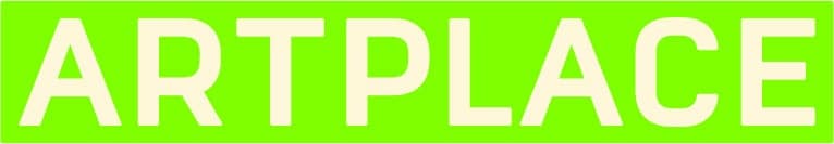 Art place logo on a green background for Community Investments.