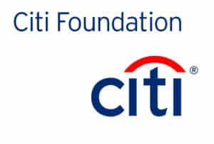 Citi foundation logo on a white background with Community Investments.